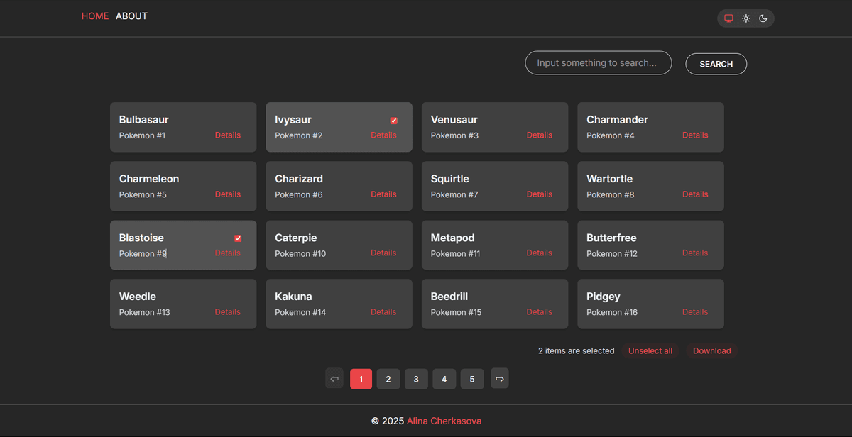 Pokédex | Pokémon Search App screen